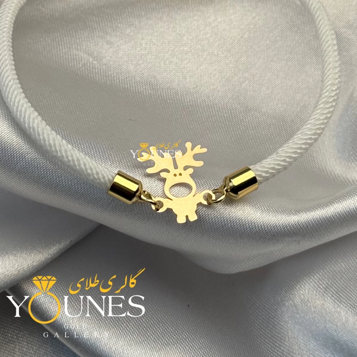 دستبند گوزن طلا لیزری